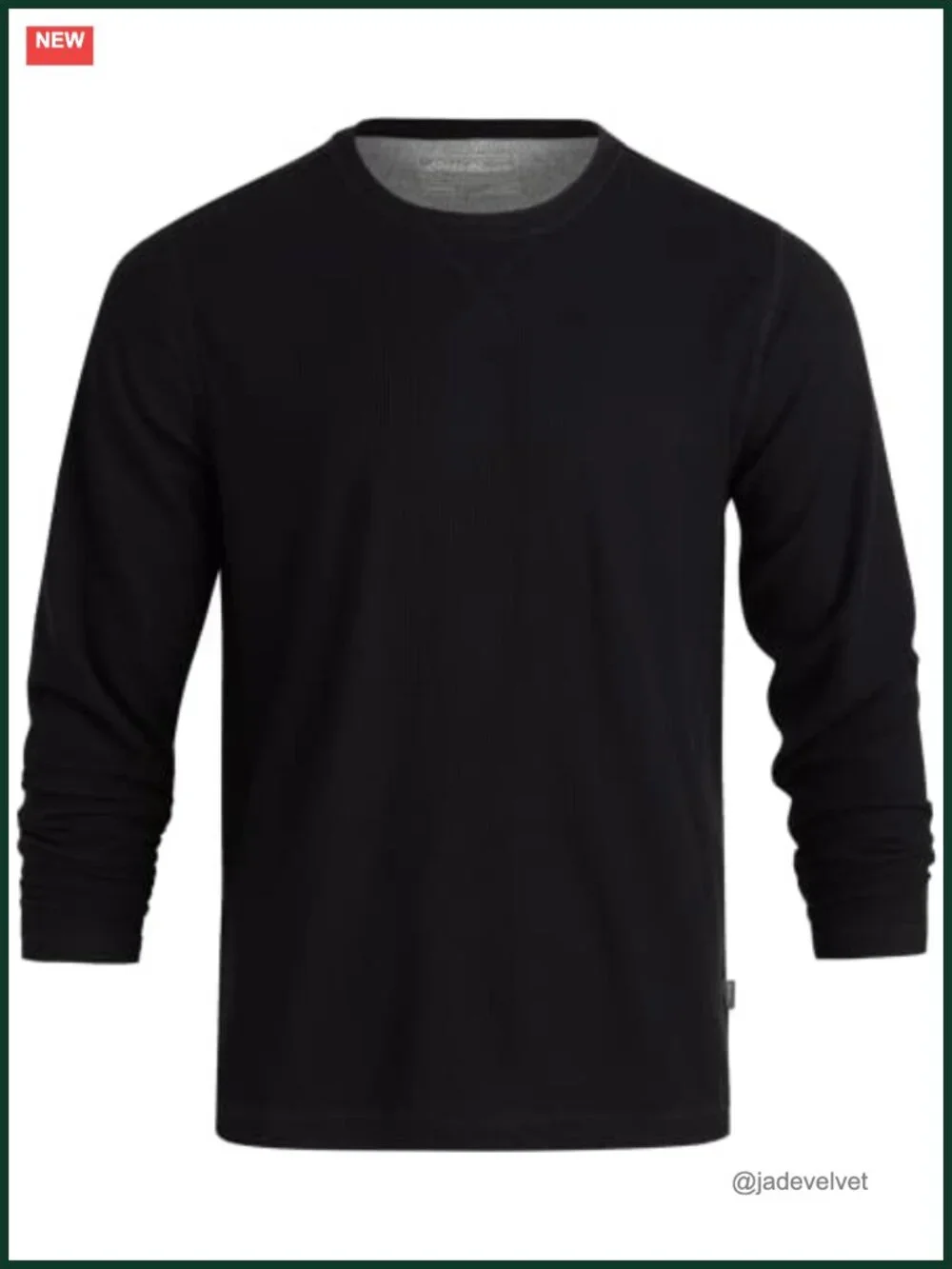 Men's Thermal Pajama Set - 2 Piece Lounge Set with Long Sleeve Top and